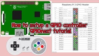 retropie  how to connect and configure GPIO buttons to raspberry Pi 3 using GPIOnext [upl. by Shamrao]