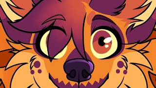 Pumpkin Coyote Animation  Furry Speedpaint [upl. by Gnuhn]