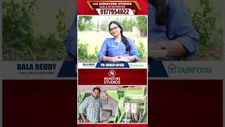 Our Food Company Founder Bala Reddy Exclusive Interview  Journalist Anjali SignatureStudiostv [upl. by Lustick]