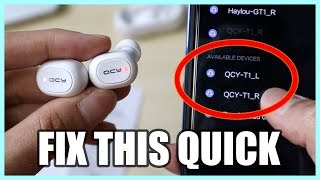 FIX TWS Earbuds That CANT PAIR  RePair Factory Reset Guide for QCY QS1 QS2 JLab KZ and more [upl. by Lotsyrc290]