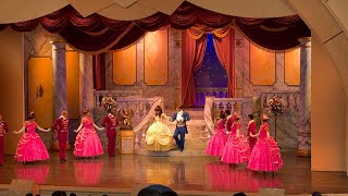 Beauty and the Beast Live on Stage Show Hollywood Studios in 4kWalt Disney World 72224 disney [upl. by Aiksas]