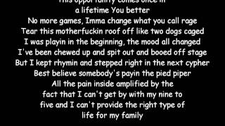 Eminem Lose Yourself Lyrics HD [upl. by Onfre]