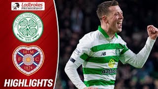 Celtic 50 Hearts  Celtic Open Up A TenPoint Lead After Thumping Hearts  Ladbrokes Premiership [upl. by Resneps]