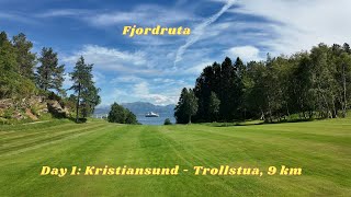 Fjordruta Day 1 Kristiansund  Trollstua 9 km [upl. by Nylasej16]