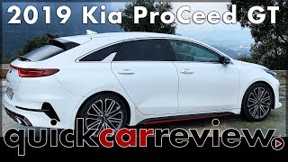 2019 Kia ProCeed GT 16 TGDI 150 kW 204 hp  Kia Ceed Shooting Brake  Review  English [upl. by Perrins]