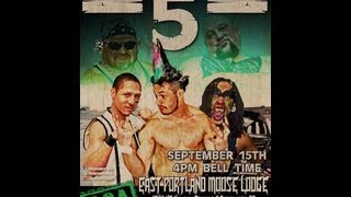 PORTLAND SEPT15 5TH ANNIVERSARY MAIN EVENT FORMER DOA HEAVYWEIGHT CHAMPIONS LUMBERJACK MATCH [upl. by Sheree]