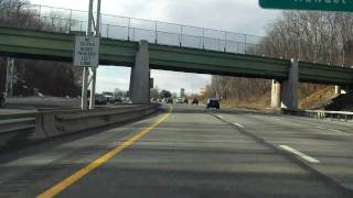 New York State Thruway Interstate 87287 Exits 10 to 14A northbound [upl. by Mcconaghy]