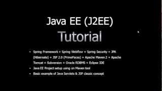 Java EE J2EE Tutorial for beginners Part1 [upl. by Neeneg]