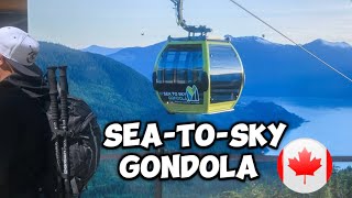 The SeatoSky Gondola in BC 🇨🇦 Must see the 10 out of 10 view [upl. by Cul900]