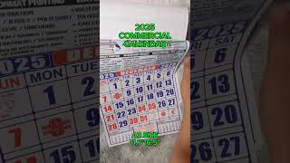 2025 A3 SIZE COMMERCIAL CALENDAR [upl. by Zelda676]