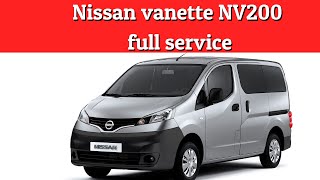 Nissan  vanette  NV200  full service [upl. by Fionnula]