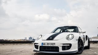 Porsche 997 GT2 326 Kmh on German Autobahn [upl. by Jacinto507]