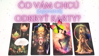 🌌ČO VÁM CHCÚ ODKRYŤ KARTY TAJOMSTVÁ VÝKLAD KARIET🌌 [upl. by Arundell]