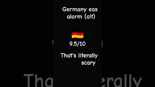 Germany eas alarm alt [upl. by Anawk]