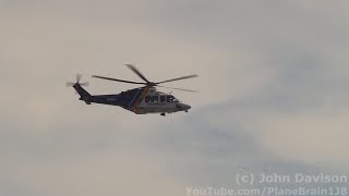 2022 Atlantic City Air Show  NJ State Police AW139 Helicopter [upl. by Kcirad404]