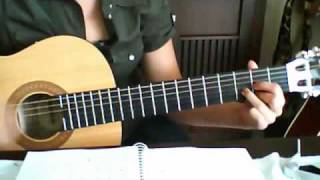 Marit Larsen If a song could get me you 12 Tutorial  how to play guitar gitarre [upl. by Wennerholn141]