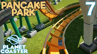 Planet Coaster PANCAKE PARK  Part 7  PANCAKE SUPPORTS [upl. by Kimber795]