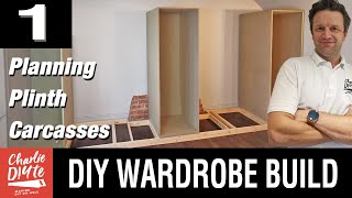 DIY Fitted Wardrobe Build with Basic Tools  Video 1  PLINTH amp CARCASSES [upl. by Legyn]