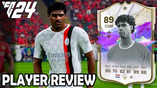 89 Future Stars Icon Rijkaard Player Review  EA FC 24 [upl. by Ruthann]