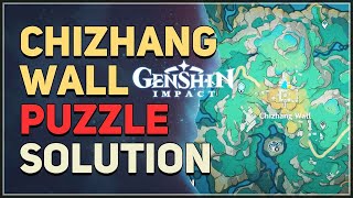 Chizhang Wall Puzzle Genshin Impact [upl. by Arni910]