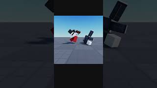 Roblox Fight Animation tags roblox shorts [upl. by Cogn]