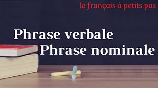 Phrase verbale Phrase nominale [upl. by Hpesojnhoj19]