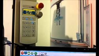 BESMAK  Dynamic Test Application With Videoextensometer On Electromechanical Test Machine [upl. by Ydnak67]