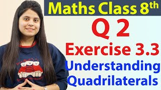 Question 2  Ex 33  Understanding Quadrilaterals  NCERT Maths Class 8th  Ch 3 [upl. by Ferdinand]