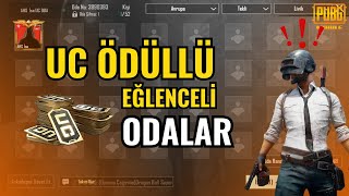 UC Ã–DÃœLLÃœ ve EÄžLENCELÄ° ODALARÂ  CUSTOM ROOMÂ  PUBG MOBÄ°LE CANLI YAYIN [upl. by Llerrehs]