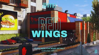 MLO Red Wings Restaurant FiveM MLO  GTA5 [upl. by Ailicec984]