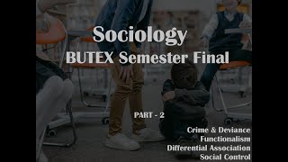 Sociology BUTEX Semister Final Part 2 [upl. by Sharlene]