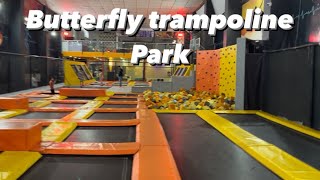 Butterfly TrampolinePark I Hinjewadi I Pune Largest Trampoline Park👀🦋viralyoutubevideotrending [upl. by Reckford]