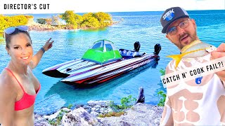 Tropical Island Camping on a Race Boat Directors Cut Catch n Cook Fail [upl. by Sower220]