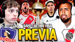 CHARLA CON ARTURO VIDAL PREVIA RIVERCOLO COLO LIBERTADORES FUTBOL EUROPEO [upl. by Javier]