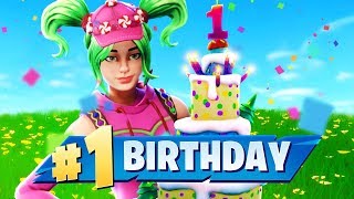 HAPPY BIRTHDAY Fortnite Battle Royale [upl. by Atikihs766]