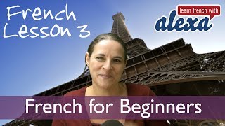 Learn French With Alexa Lesson 3  Beginners [upl. by Mini142]