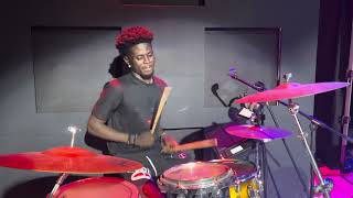 Kuami Eugene On The Drums Grooving To Kojo Antwi [upl. by Wilow]