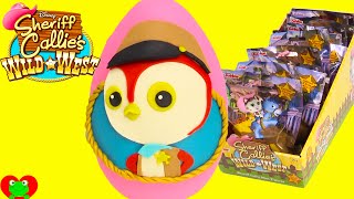 Sheriff Callies Wild West Deputy Peck Play Doh Surprise Egg Toy Genie [upl. by Netnerb]