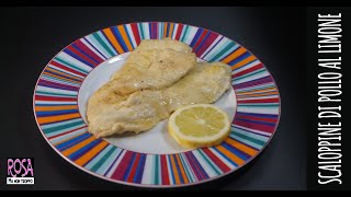 SCALOPPINE DI POLLO AL LIMONE [upl. by Gael]