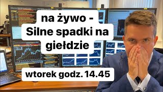 😡Silne spadki na giełdzie szybki komentarz 😡 [upl. by Hoffarth]