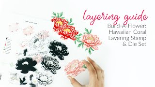 How to Use Altenew Floral Layering Stamps [upl. by Ahsinid]