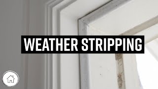 DIY How to install weather stripping  Exterior Door Installation [upl. by Anytsyrk]