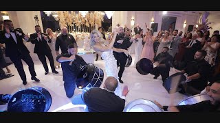 Cdarz Entertainment Epic Lebanese Wedding Entrance with Nada Leigh  Sarah and Jalel [upl. by Rainah]