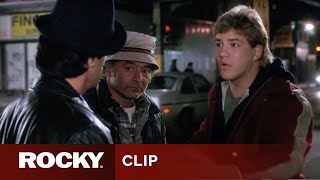 Tommy Gunn Asks Rocky For A Chance  ROCKY V [upl. by Yrellih279]