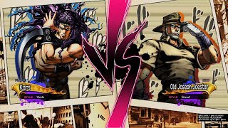 JoJos Bizarre Adventure Kars VS Old Joseph Joestar [upl. by Alegnat]