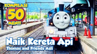 KOMPILASI Naik Kereta Api Tut Tut Tut  KERETA API THOMAS AND FRIENDS  Lagu Anak Indonesia [upl. by Ariamoy]