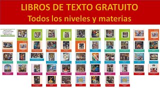 TODOS LOS LIBROS DE TEXTO GRATUITO DE TODOS LOS NIVELES Y TODAS LAS MATERIAS CICLO ESCOLAR 2021 [upl. by Goldstein]