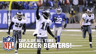 Top 5 Buzzer Beaters in NFL History [upl. by Naved]