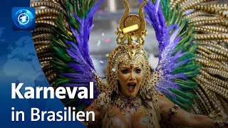 Karneval in Brasilien Die wohl größte der Party der Welt hat begonnen [upl. by Ipoillak]