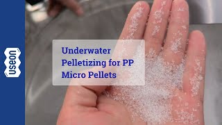 Underwater Pelletizing for PP Micro Pellets  USEON [upl. by Idihc]